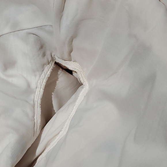 REBECCA TAYLOR PINK TWEED BLAZER WOOL LEATHER BLEND  FRINGE POWDER PINK - Picture 8 of 9